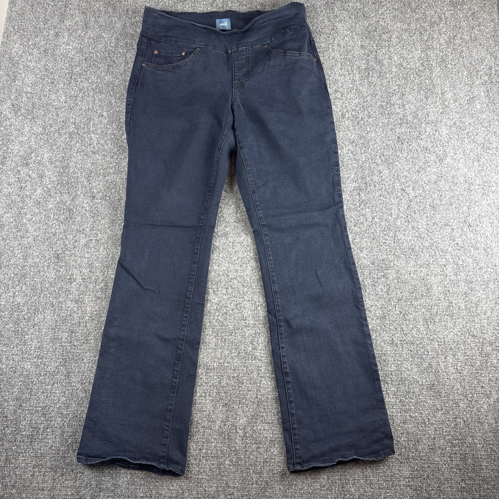 JAG Jeans Paley Boot Pull On Elastic Waist Dark Wash Jeans Size 12/33 Tall Long